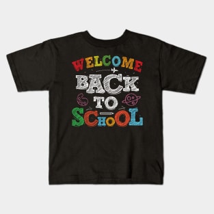 Welcome Back To School Teacher Shirt Back To School Students Kids T-Shirt